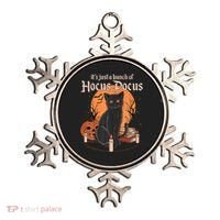 It's Just A Bunch Of Hocus Pocus Black Cat Halloween Ornament thumb 0