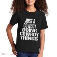 IM Just A Cowboy Doing Cowboy Things Gift Rodeo Kids T-Shirt thumb 2