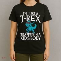Im Just A T Rex Trapped In A Body Dinosaur T-Shirt thumb 4