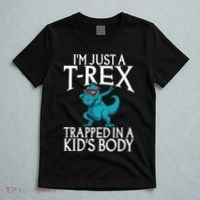 Im Just A T Rex Trapped In A Body Dinosaur T-Shirt thumb 5