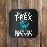 Im Just A T Rex Trapped In A Body Dinosaur Coaster thumb 0