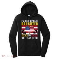 I'm Just A Proud Daughter Of A Veteran Hero Women's Hoodie thumb 0