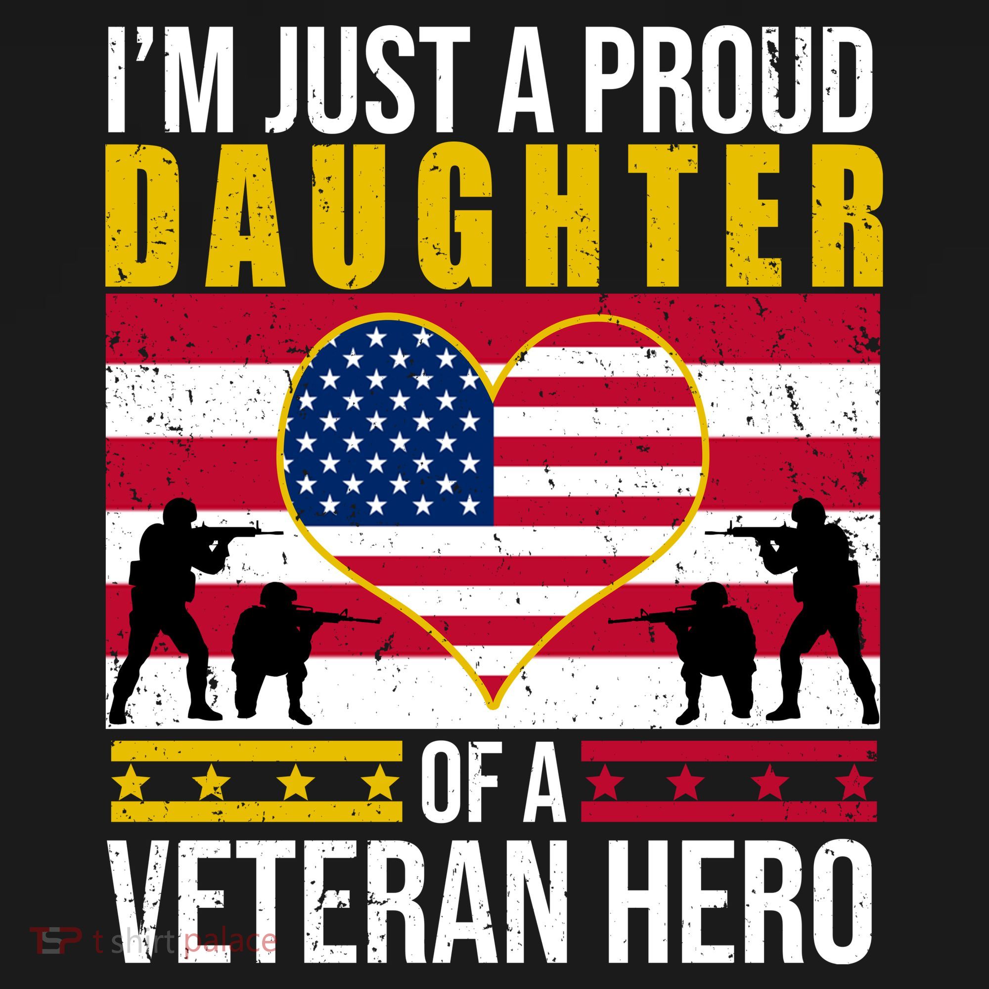 I'm Just A Proud Daughter Of A Veteran Hero Mousepad