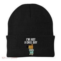 IM Just A Chill Guy Funny Meme Beanie thumb 0