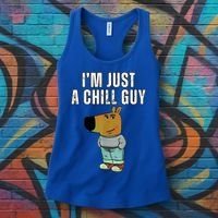 IM Just A Chill Guy Funny Meme Women's Tank Top thumb 3