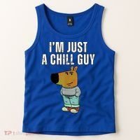 IM Just A Chill Guy Funny Meme Tank Top thumb 2