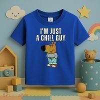 IM Just A Chill Guy Funny Meme Toddler T-Shirt thumb 3