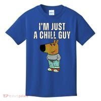 IM Just A Chill Guy Funny Meme Kids T-Shirt thumb 0