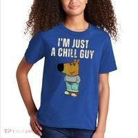 IM Just A Chill Guy Funny Meme Kids T-Shirt thumb 2