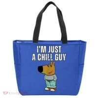 IM Just A Chill Guy Funny Meme Tote Bag thumb 0