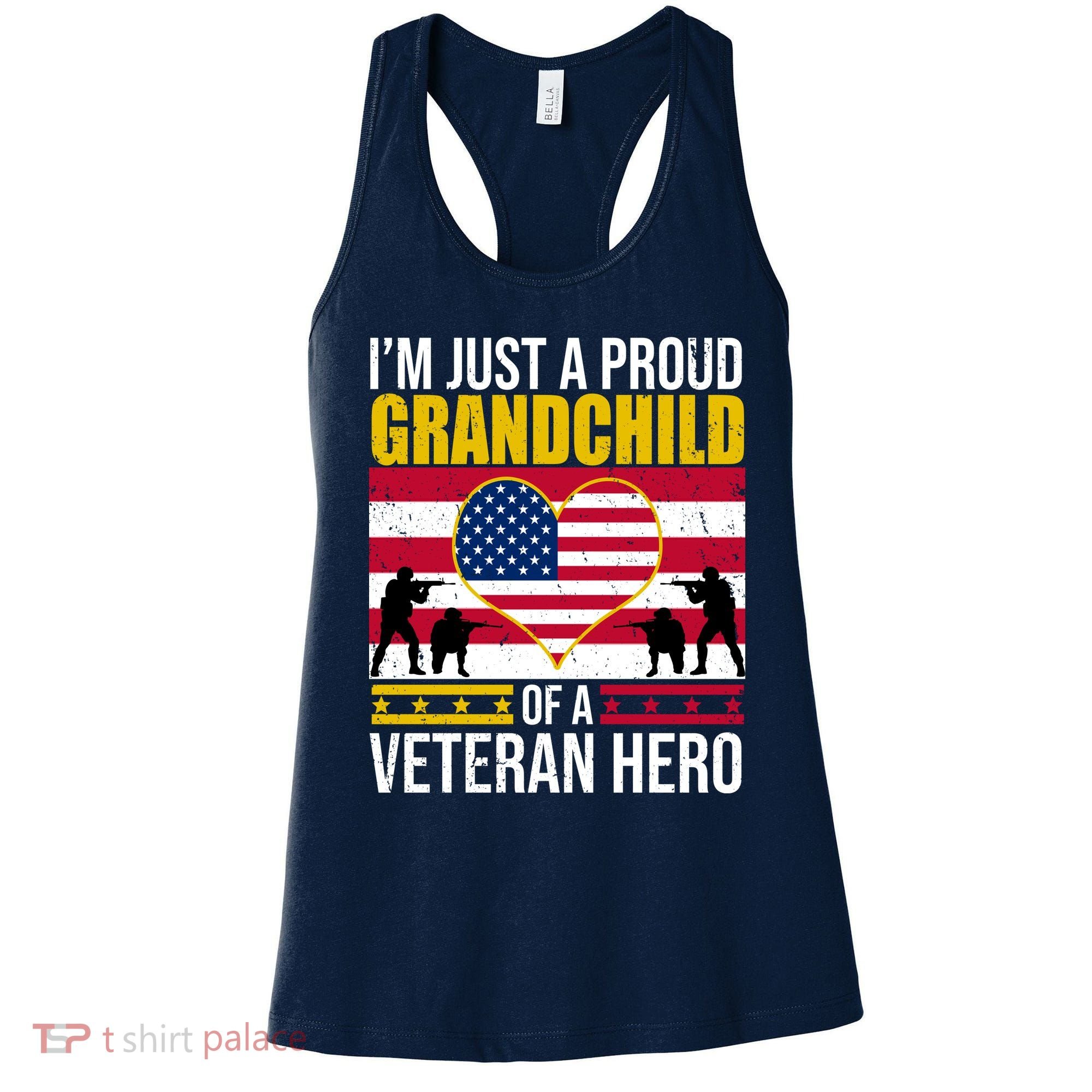 I'm Just A Proud Grandchild Of A Veteran Hero Women's Tank Top