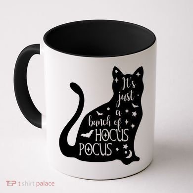 It's Just A Bunch Of Hocus Pocus Cat Coffee Mug
