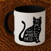 It's Just A Bunch Of Hocus Pocus Cat Coffee Mug thumb 2