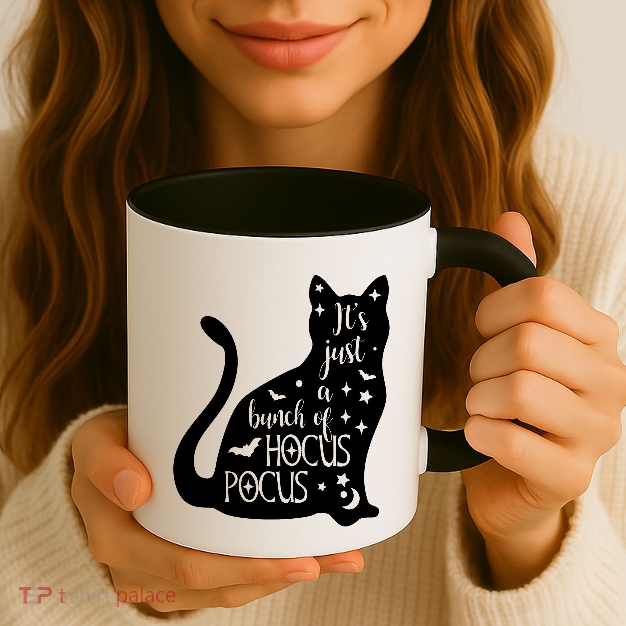 It's Just A Bunch Of Hocus Pocus Cat Coffee Mug