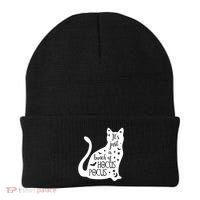It's Just A Bunch Of Hocus Pocus Cat Beanie thumb 0