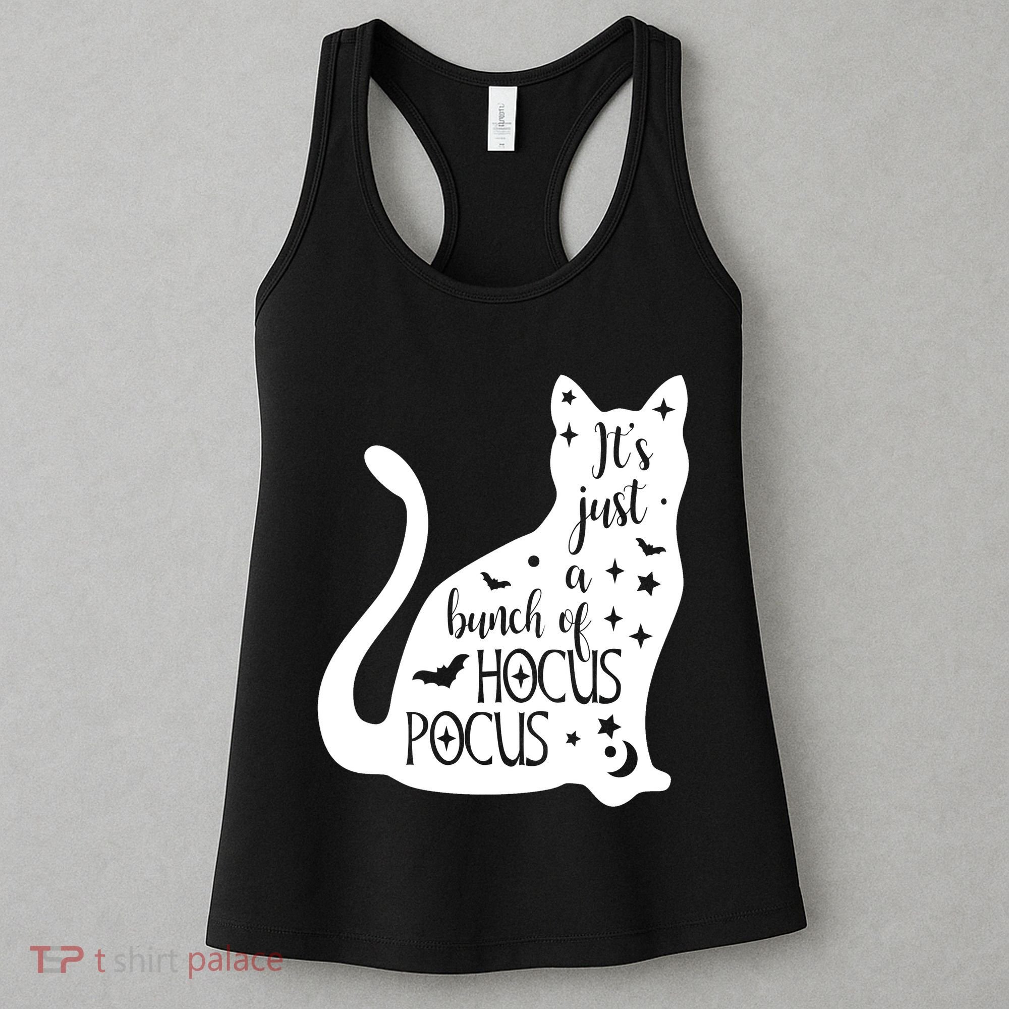 It's Just A Bunch Of Hocus Pocus Cat Women's Tank Top