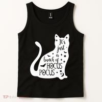 It's Just A Bunch Of Hocus Pocus Cat Tank Top thumb 2
