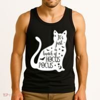 It's Just A Bunch Of Hocus Pocus Cat Tank Top thumb 3