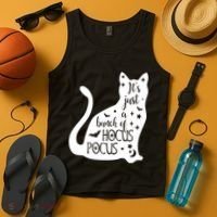 It's Just A Bunch Of Hocus Pocus Cat Tank Top thumb 4