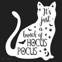 It's Just A Bunch Of Hocus Pocus Cat Golf Towel thumb 3