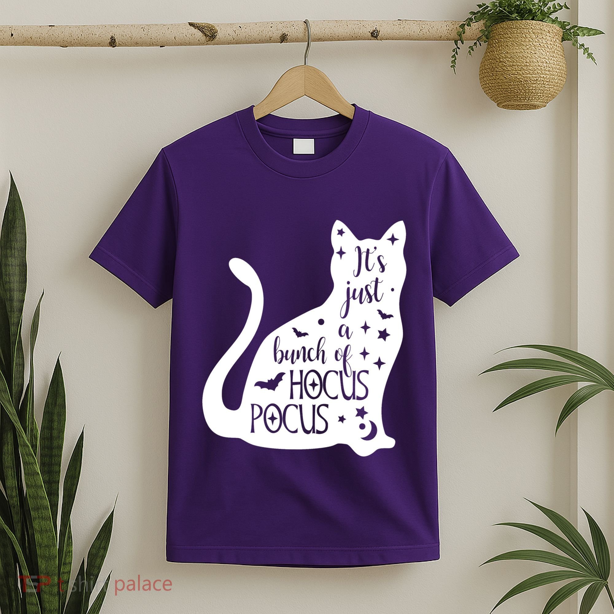 It's Just A Bunch Of Hocus Pocus Cat T-Shirt