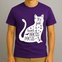 It's Just A Bunch Of Hocus Pocus Cat T-Shirt thumb 3