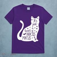 It's Just A Bunch Of Hocus Pocus Cat T-Shirt thumb 5
