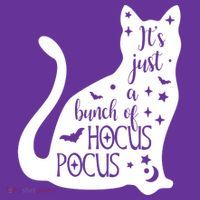 It's Just A Bunch Of Hocus Pocus Cat T-Shirt thumb 7