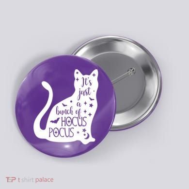 It's Just A Bunch Of Hocus Pocus Cat Button
