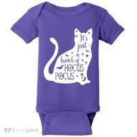 It's Just A Bunch Of Hocus Pocus Cat Baby Bodysuit thumb 0