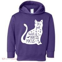 It's Just A Bunch Of Hocus Pocus Cat Toddler Hoodie thumb 0