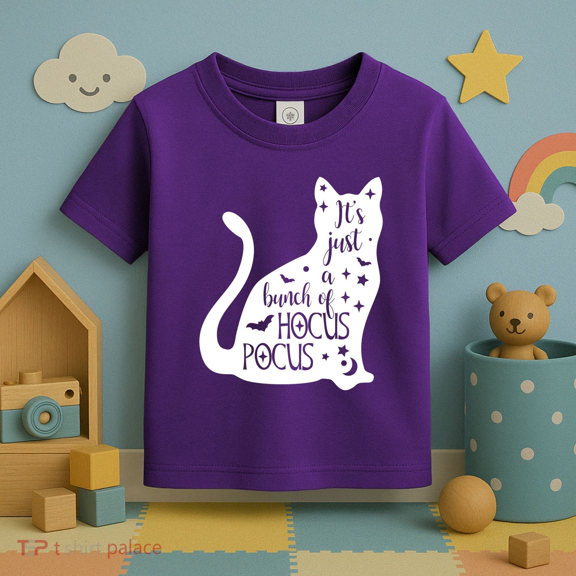 It's Just A Bunch Of Hocus Pocus Cat Toddler T-Shirt