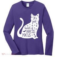 It's Just A Bunch Of Hocus Pocus Cat Women's Long Sleeve Shirt thumb 0