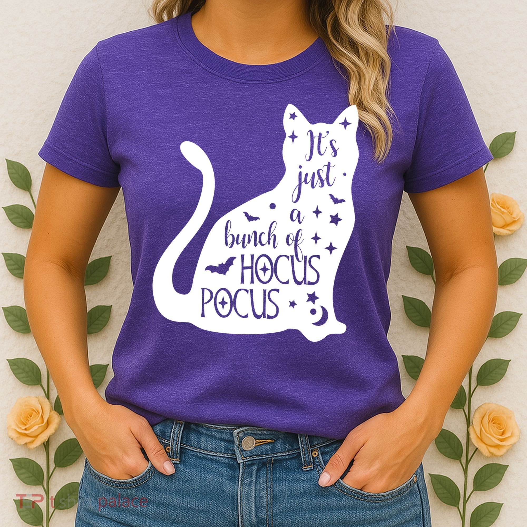 It's Just A Bunch Of Hocus Pocus Cat Women's T-Shirt