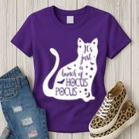 It's Just A Bunch Of Hocus Pocus Cat Women's T-Shirt thumb 3