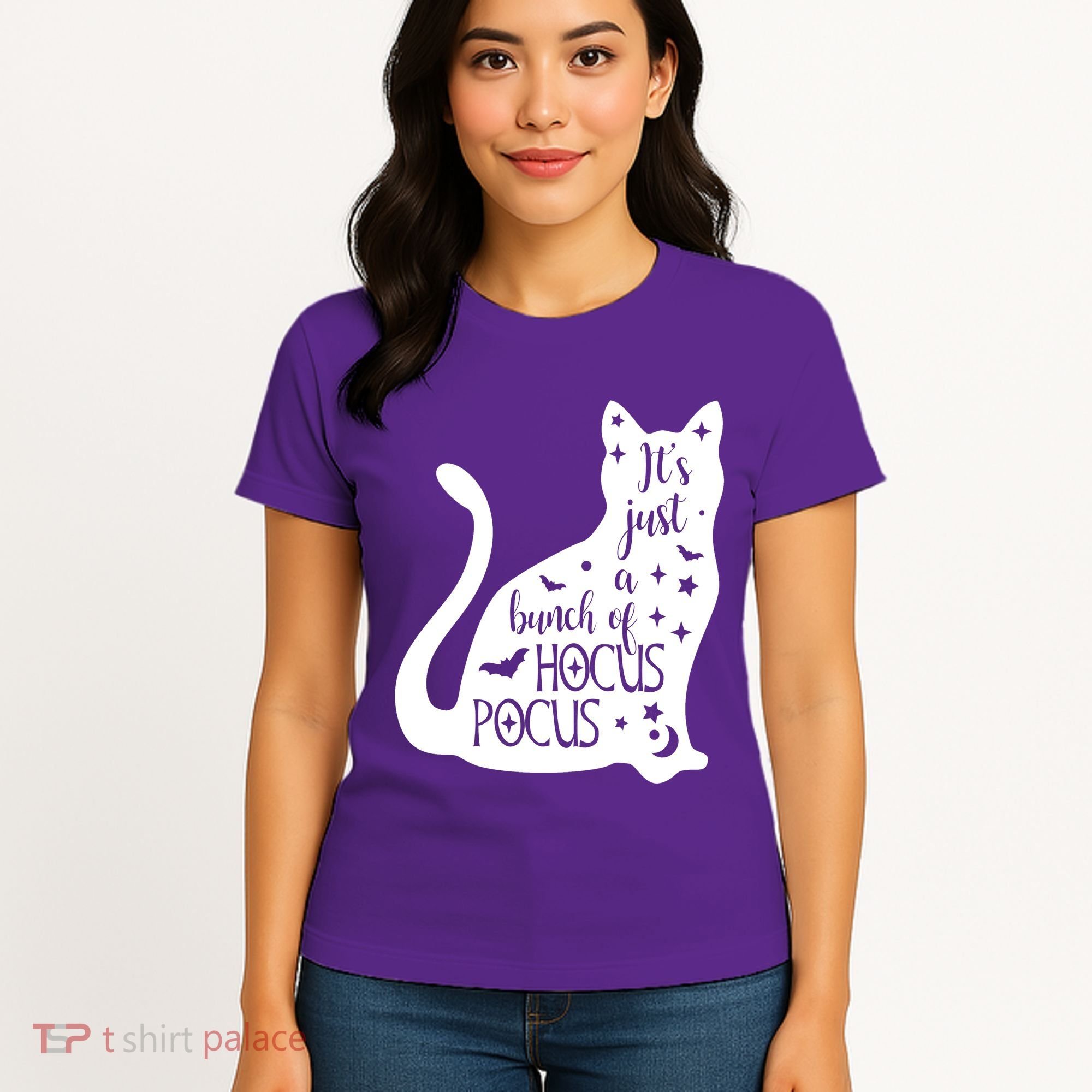 It's Just A Bunch Of Hocus Pocus Cat Women's T-Shirt