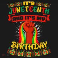 It's Juneteenth And My Birthday African Black Juneteenth Mousepad thumb 1