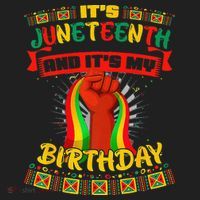 It's Juneteenth And My Birthday African Black Juneteenth Hat thumb 2