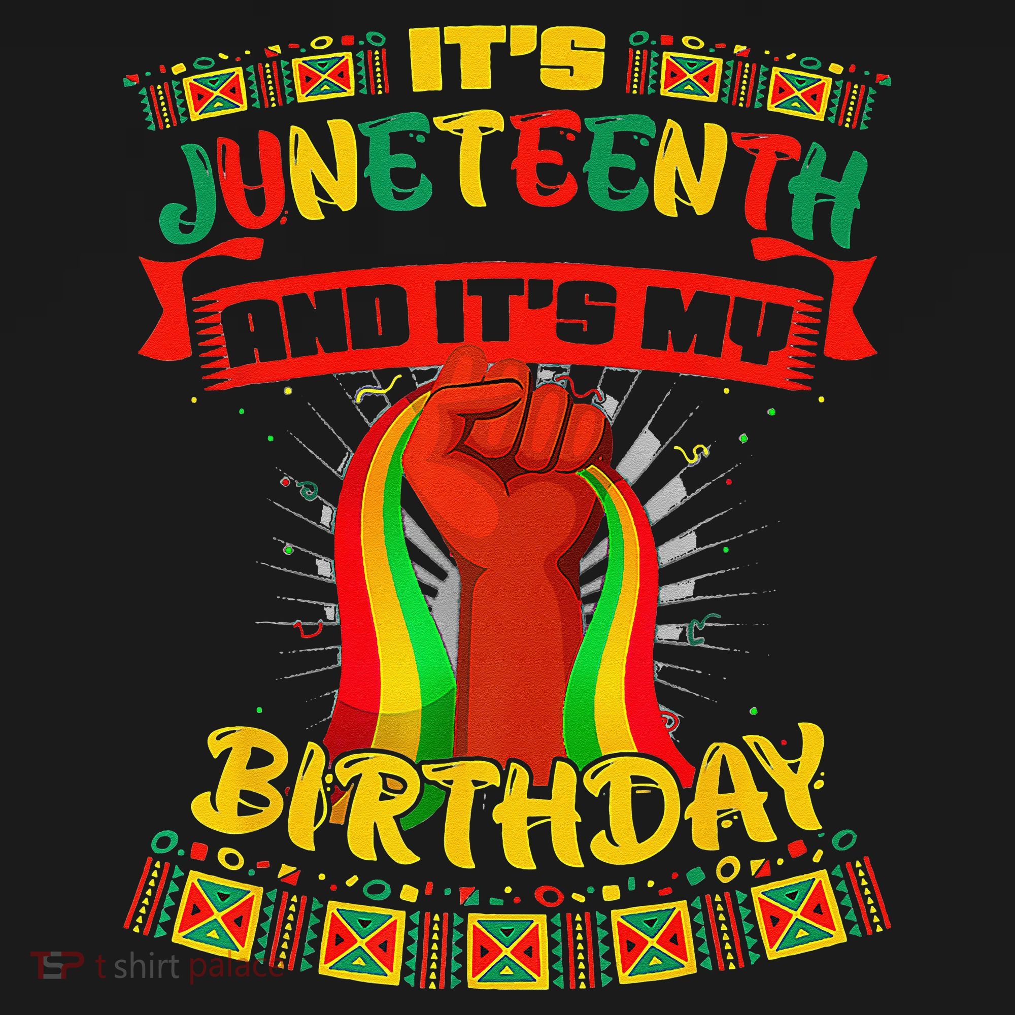 It's Juneteenth And My Birthday African Black Juneteenth Women's Long Sleeve Shirt