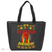 It's Juneteenth And My Birthday African Black Juneteenth Tote Bag thumb 0
