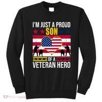I'm Just A Proud Son Of A Veteran Hero Sweatshirt thumb 0
