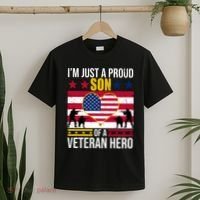 I'm Just A Proud Son Of A Veteran Hero T-Shirt thumb 2