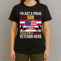 I'm Just A Proud Son Of A Veteran Hero T-Shirt thumb 4
