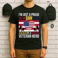 I'm Just A Proud Son Of A Veteran Hero T-Shirt thumb 6