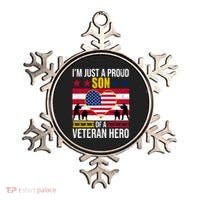 I'm Just A Proud Son Of A Veteran Hero Ornament thumb 0