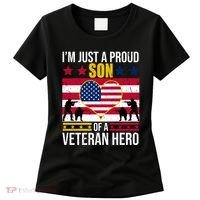 I'm Just A Proud Son Of A Veteran Hero Women's T-Shirt thumb 0
