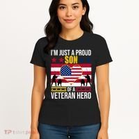 I'm Just A Proud Son Of A Veteran Hero Women's T-Shirt thumb 4