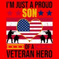 I'm Just A Proud Son Of A Veteran Hero Santa Hat thumb 1