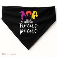 It's Just A Bunch Of Hocus Pocus Witches USA-Made Doggie Bandana thumb 0