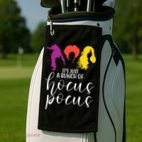It's Just A Bunch Of Hocus Pocus Witches Golf Towel thumb 2
